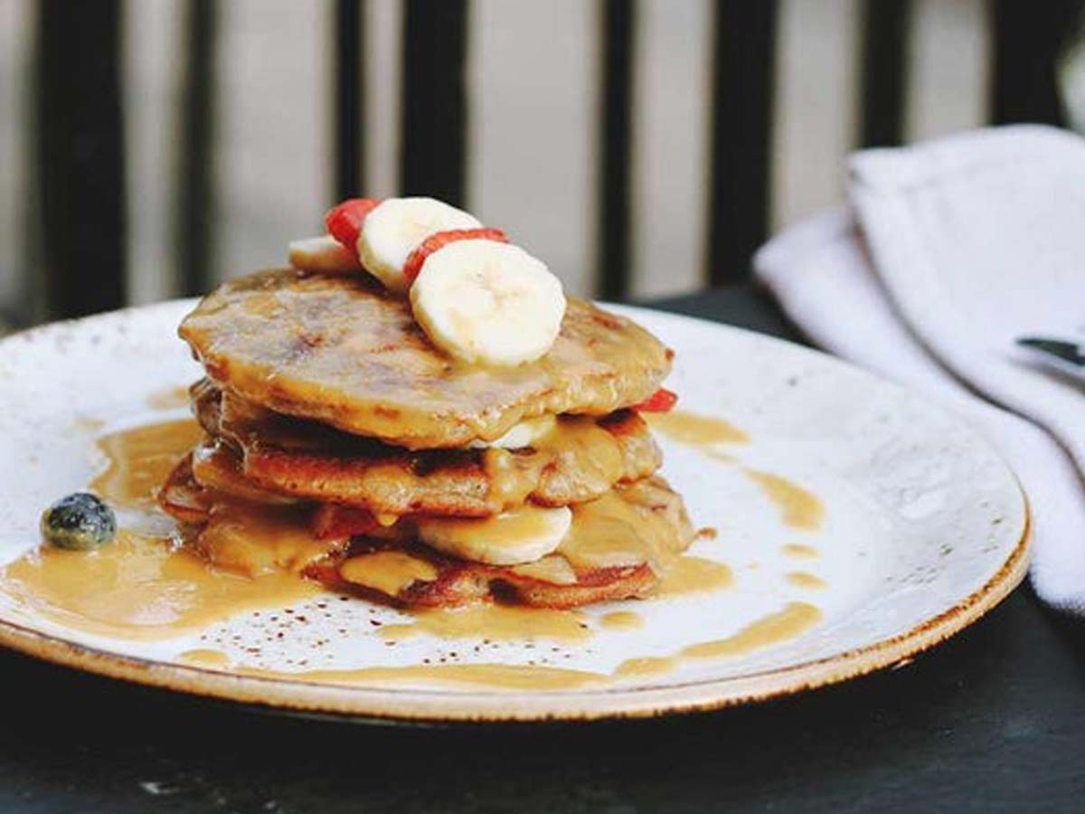 vegane Protein-Pfannkuchen