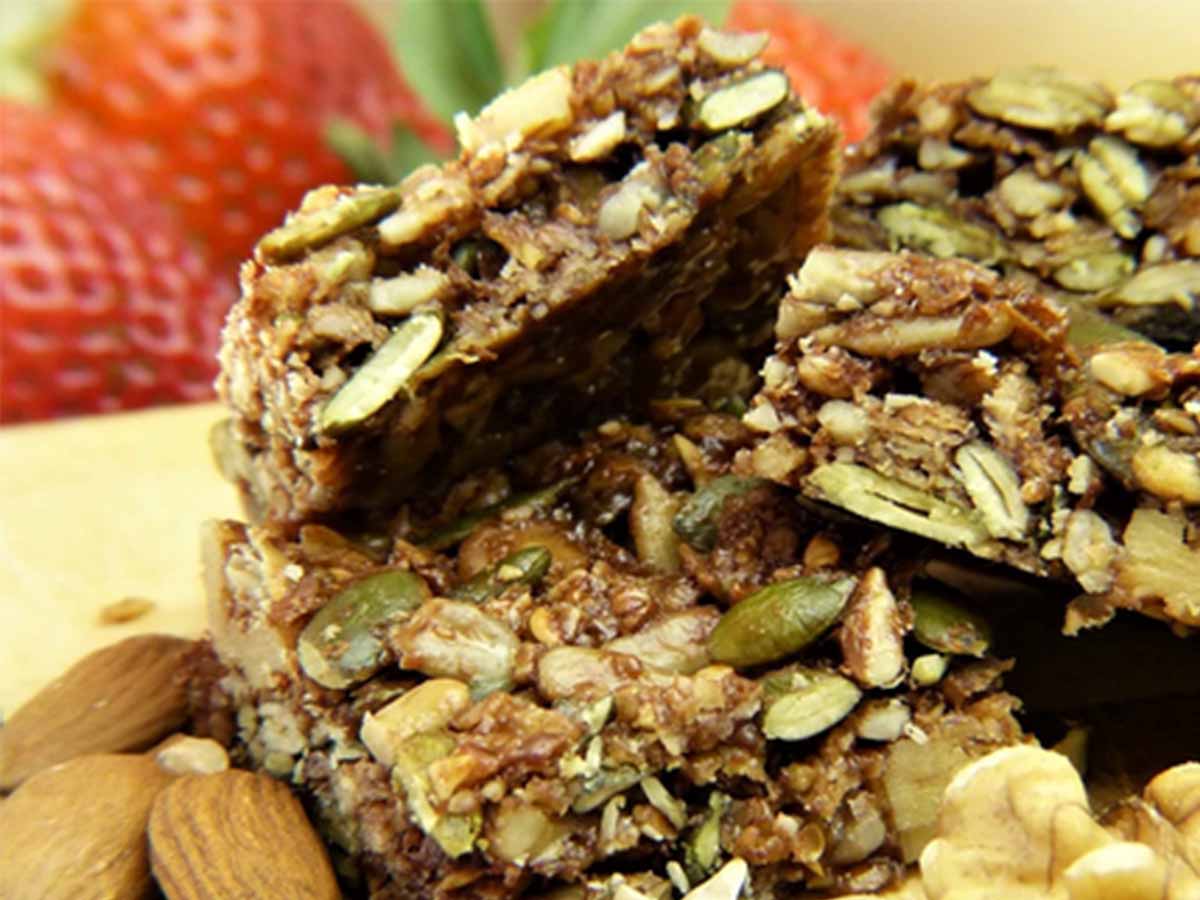 Veganer Proteinriegel mit smnut