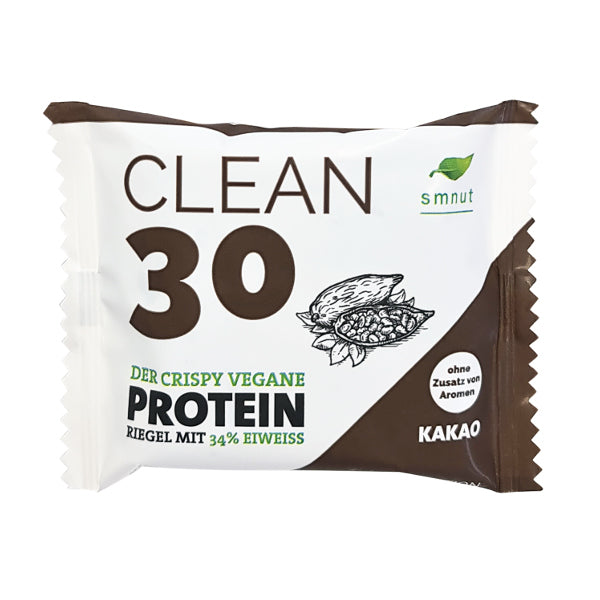 CLEAN30 Crispy Proteinriegel − Kakao  (2,45 €/Stück im  12er Pack)