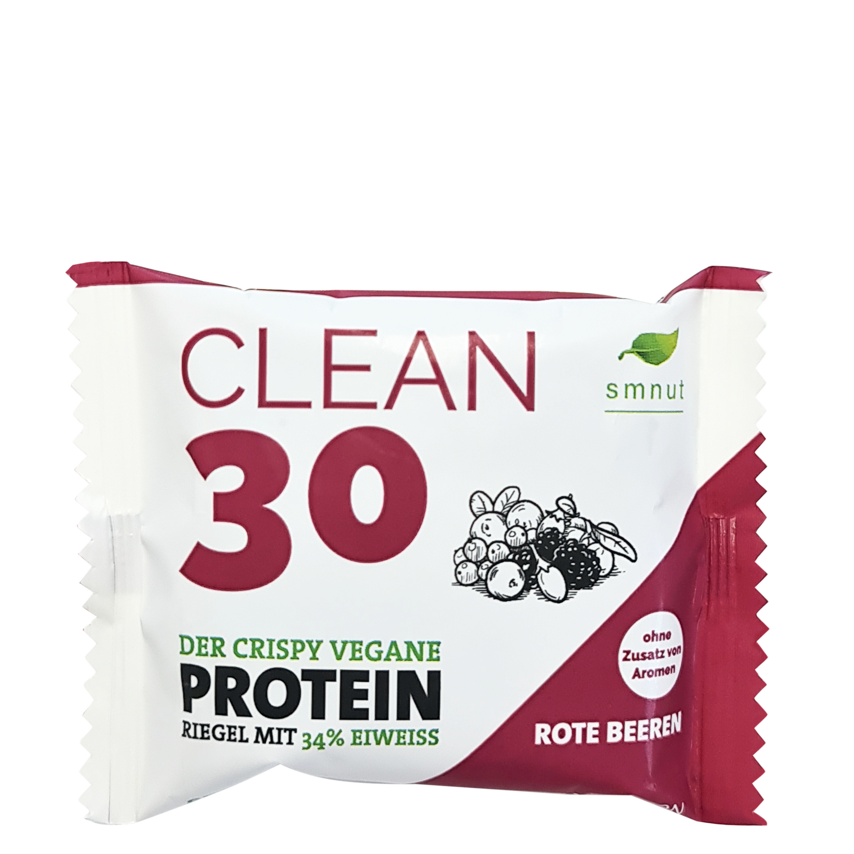 CLEAN30 Crispy Proteinriegel − Rote Beeren  (2,45 €/Stück im  12er Pack)