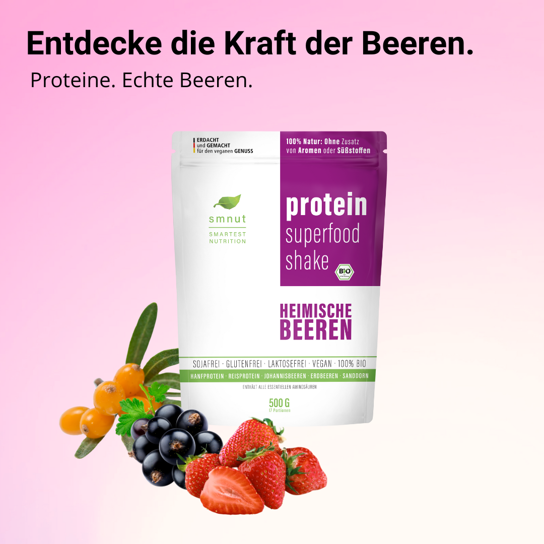 Bio Protein Superfood Shake - Heimische Beeren