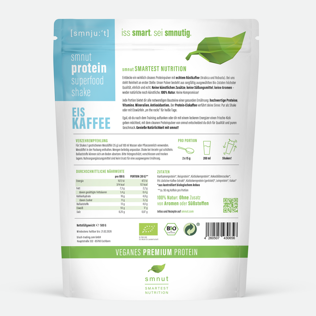 Bio Protein Superfood Shake - Eiskaffee