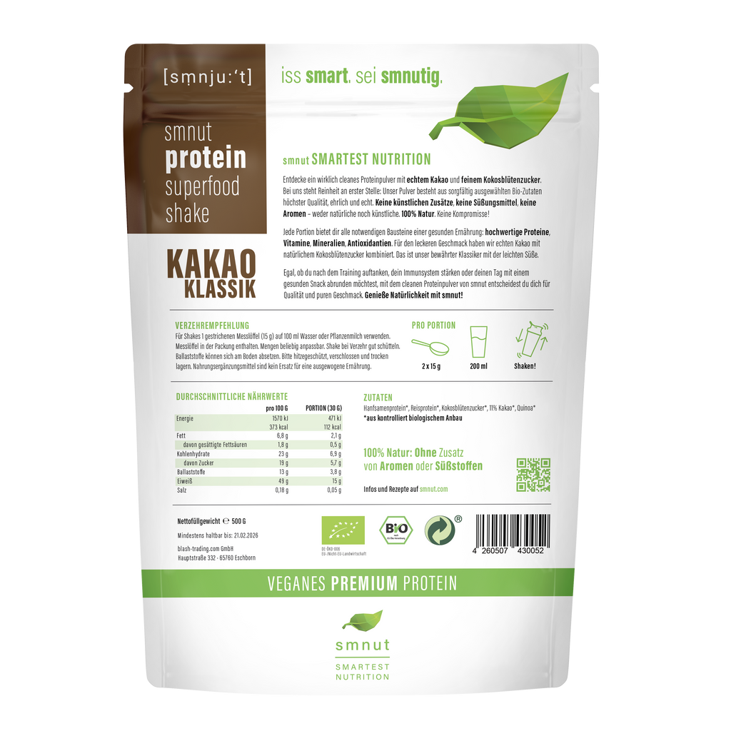 Bio Protein Superfood Shake – Kakao Klassik