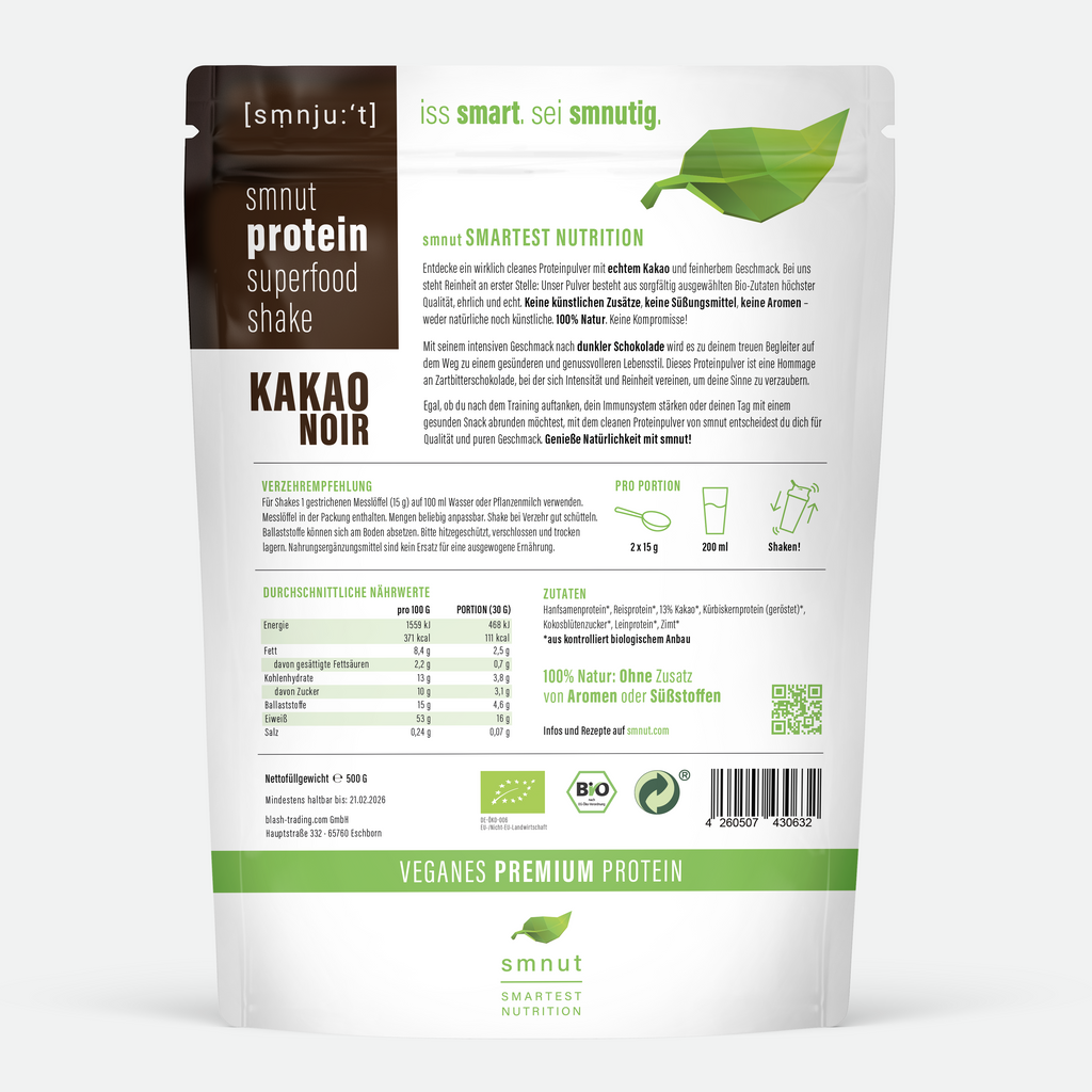 Bio Protein Superfood Shake - Kakao Noir