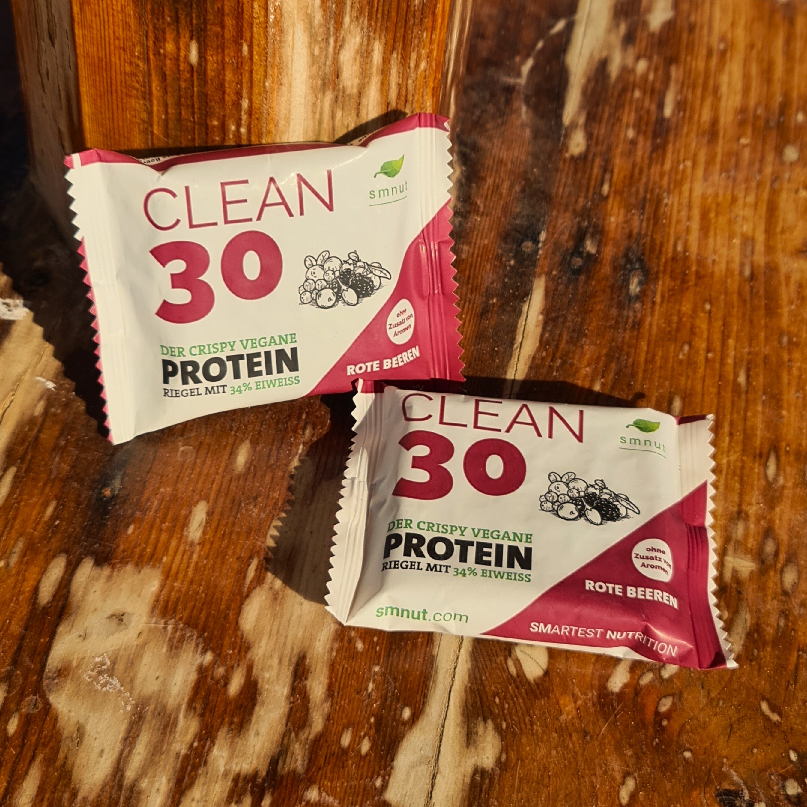 CLEAN30 Crispy Proteinriegel − Rote Beeren  (2,45 €/Stück im  12er Pack)