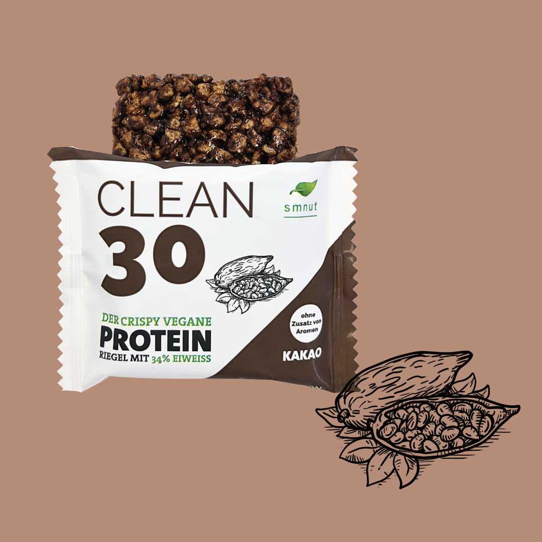 CLEAN30 Crispy Proteinriegel − Kakao  (2,45 €/Stück im  12er Pack)